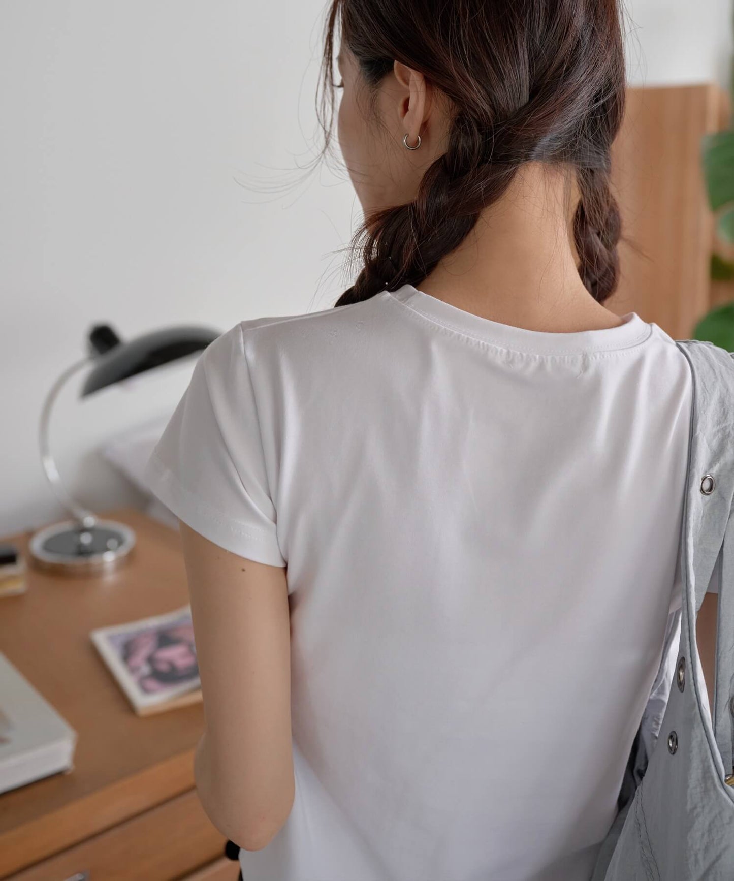 97スターレタリングクロップド半袖Tシャツ