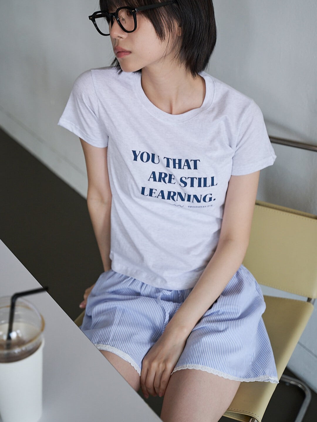 デイリーレタリング半袖Tシャツ