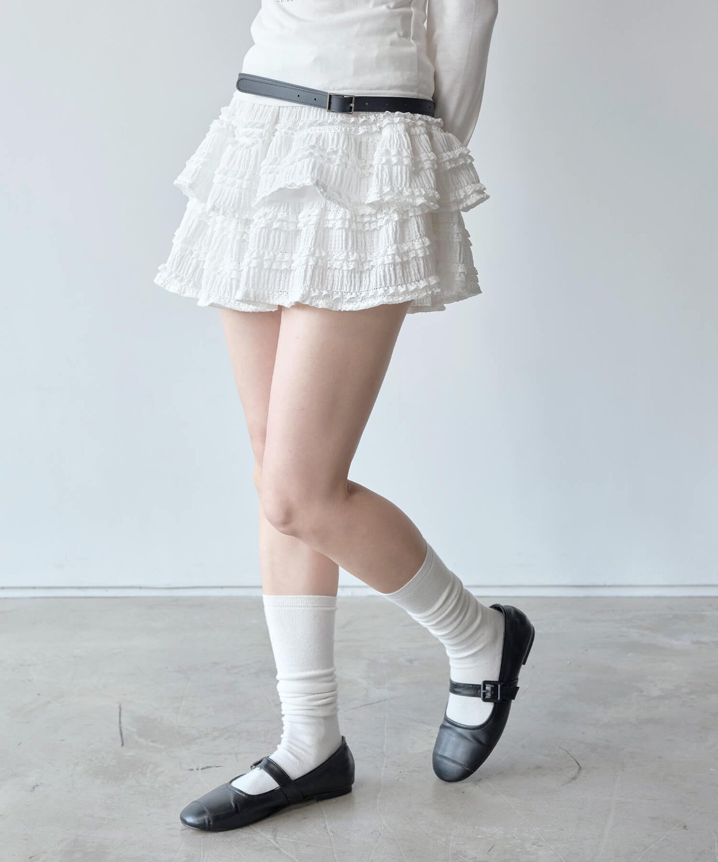 マジックラブリーフリル レースミニスカート