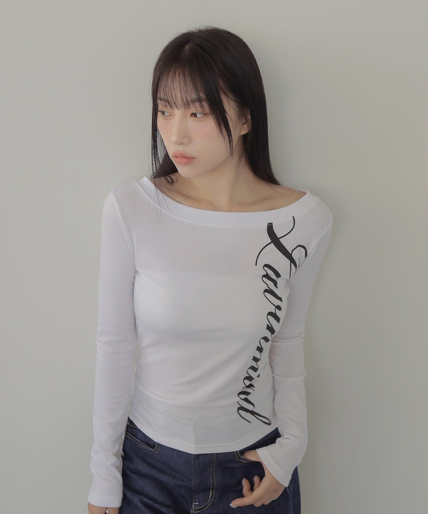 ポイントロゴベーシックカットソー