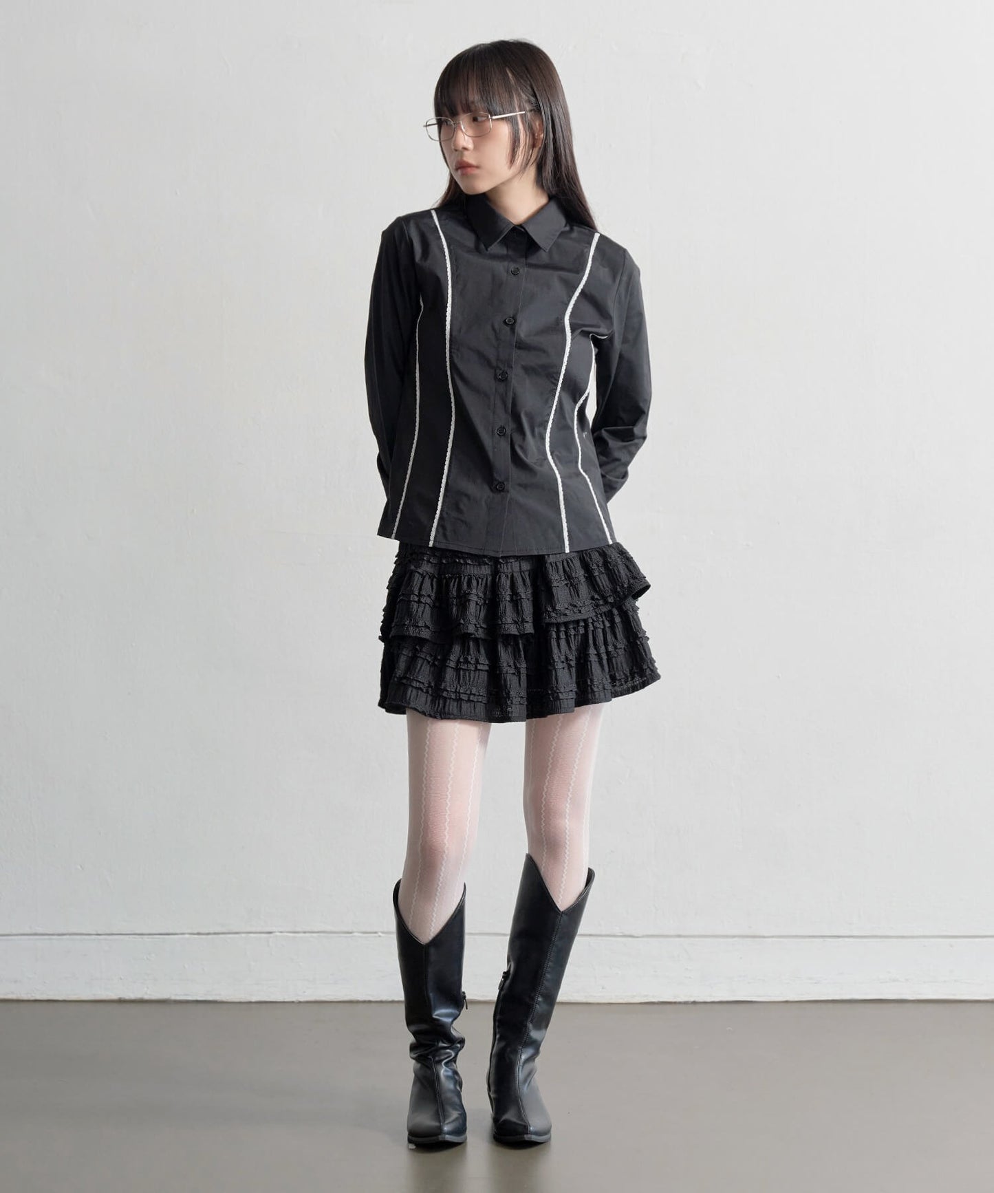 マジックラブリーフリル レースミニスカート