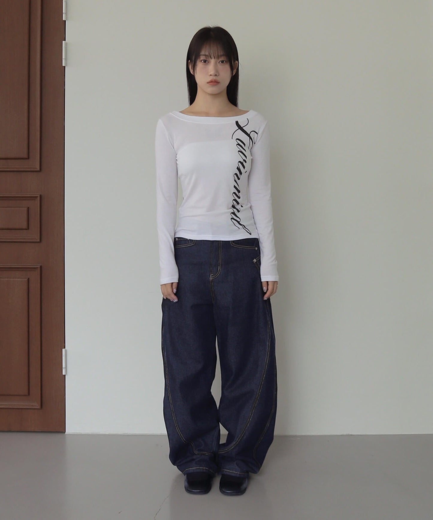 ポイントロゴベーシックカットソー
