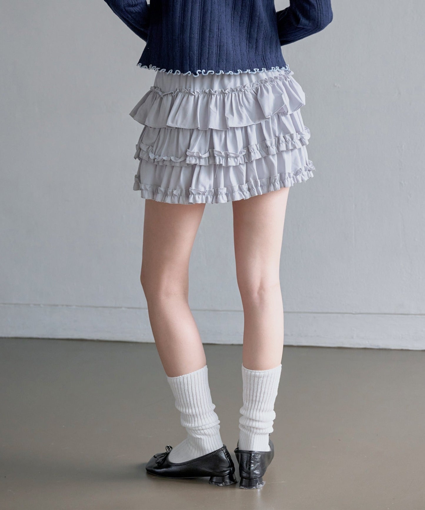 シュアラブリーフリルカンカンミニスカート