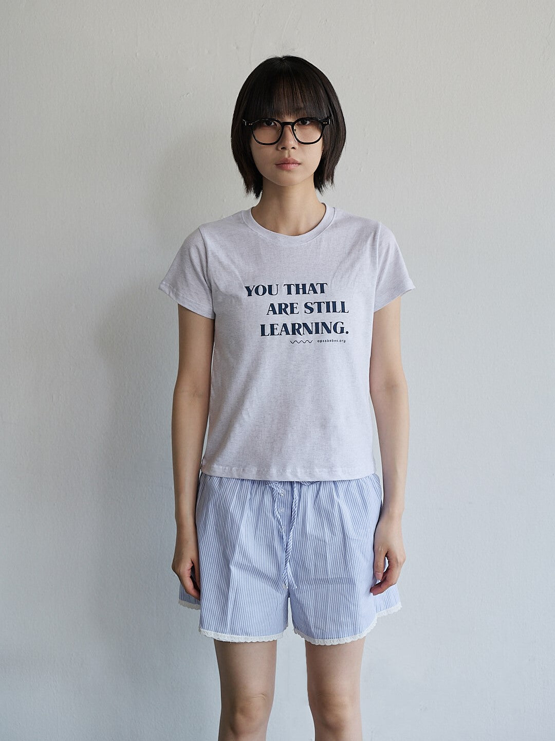 デイリーレタリング半袖Tシャツ