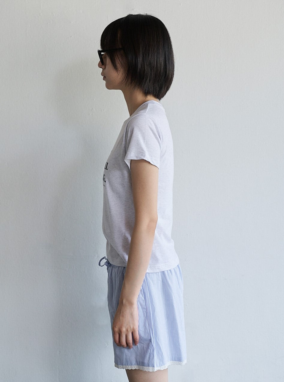 デイリーレタリング半袖Tシャツ