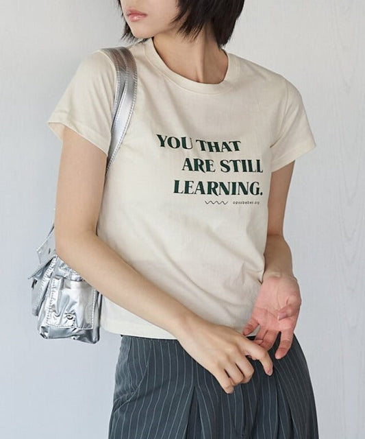 デイリーレタリング半袖Tシャツ