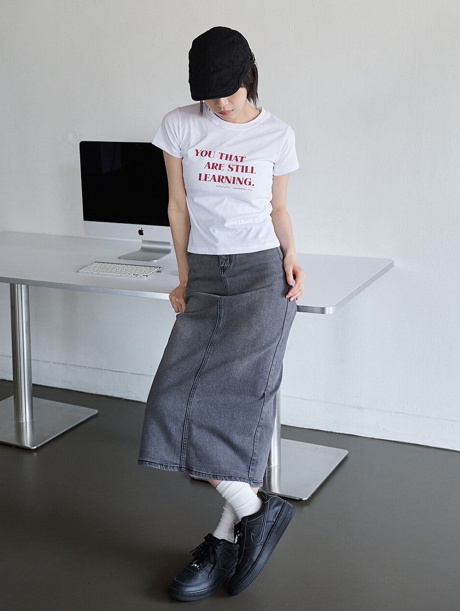 デイリーレタリング半袖Tシャツ