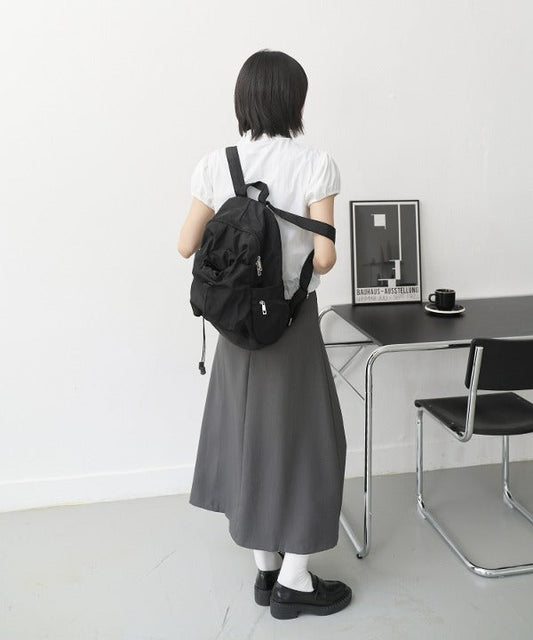 【ドリンクホルダー付き】デイリーバックパックリュック