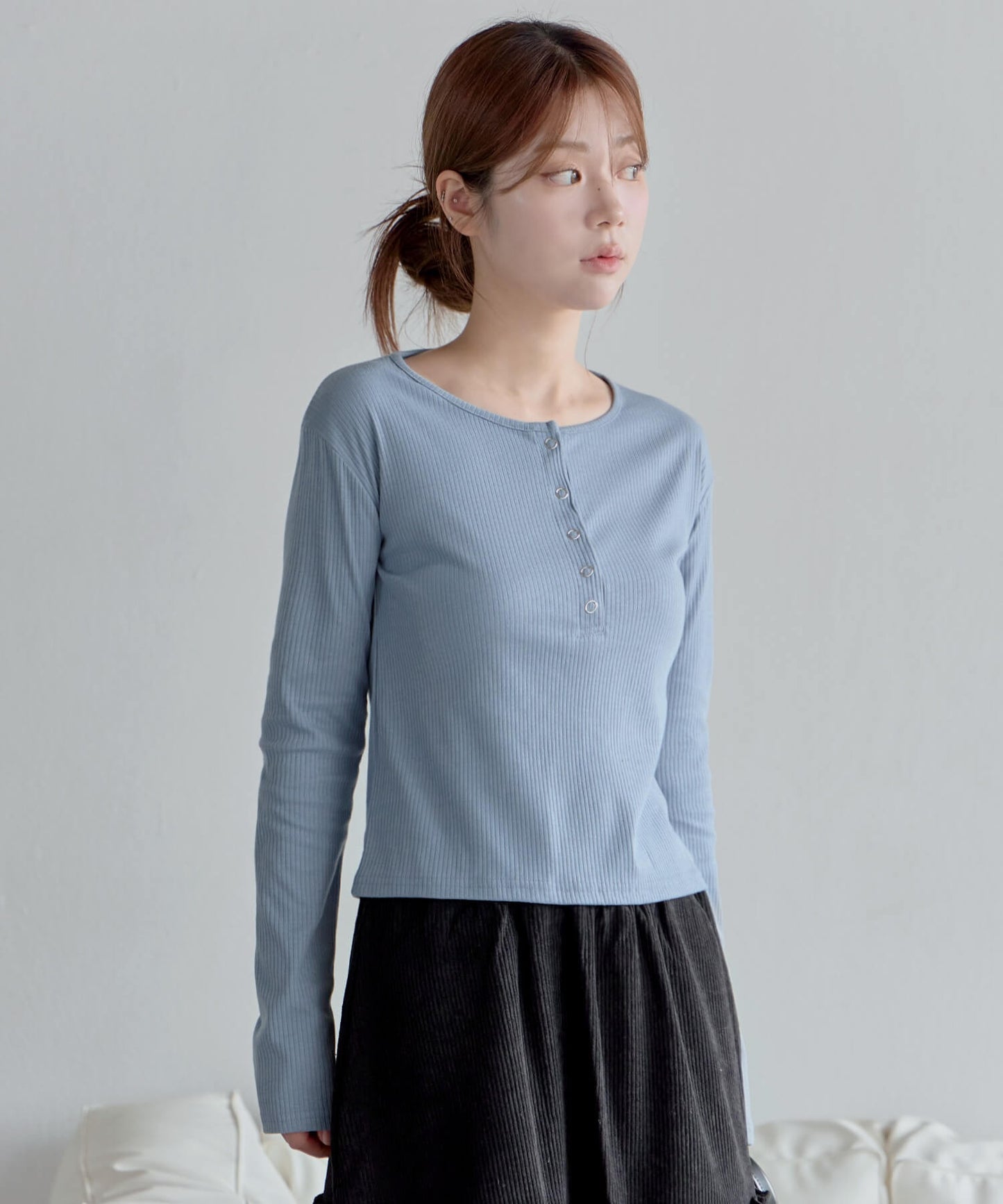 【ショート丈/ロング丈】異素材ラウンド厚底8cmスウェードレザースリムブーツ