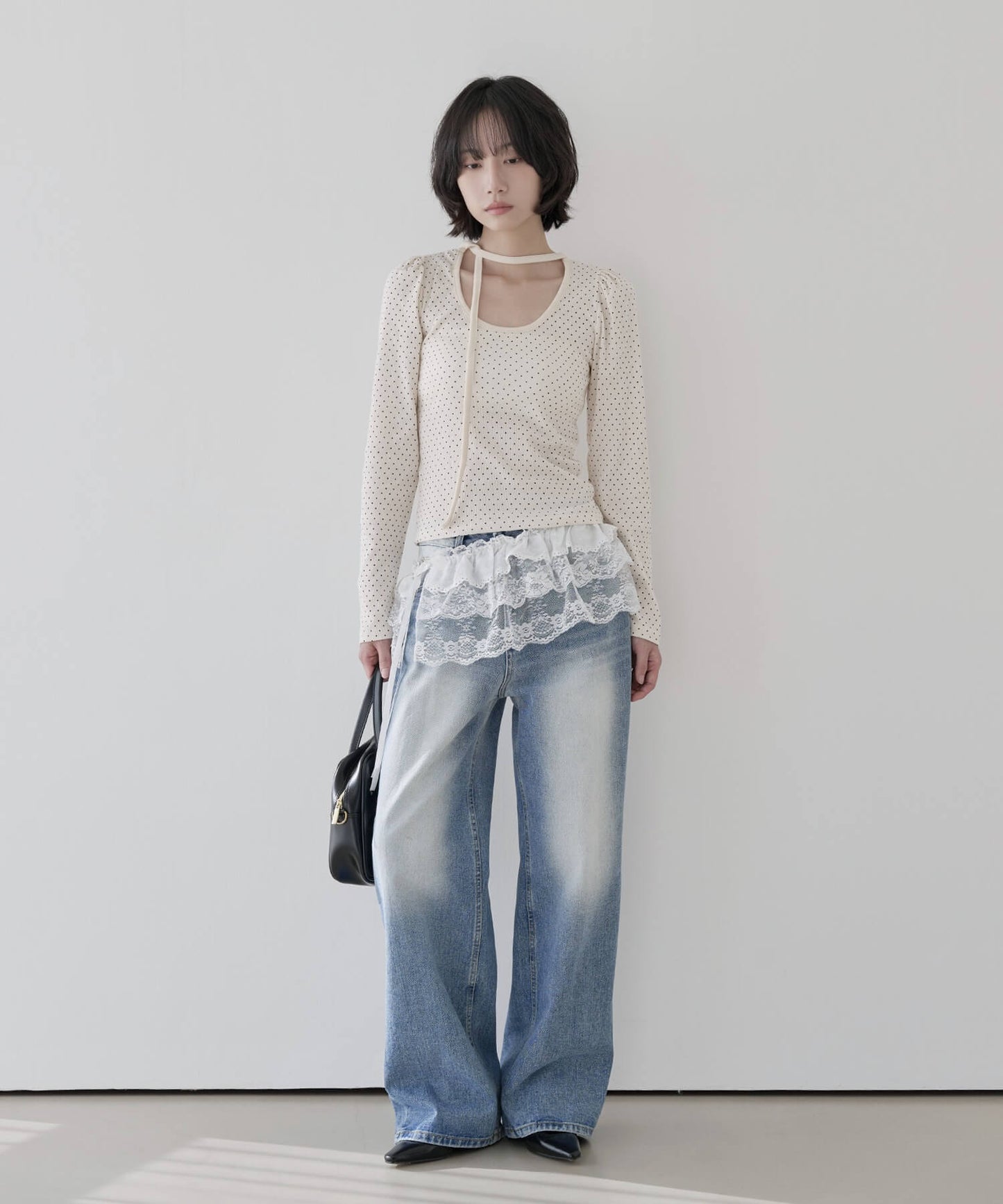 【UNISEX】オールドウォッシングビンテージワイドデニム