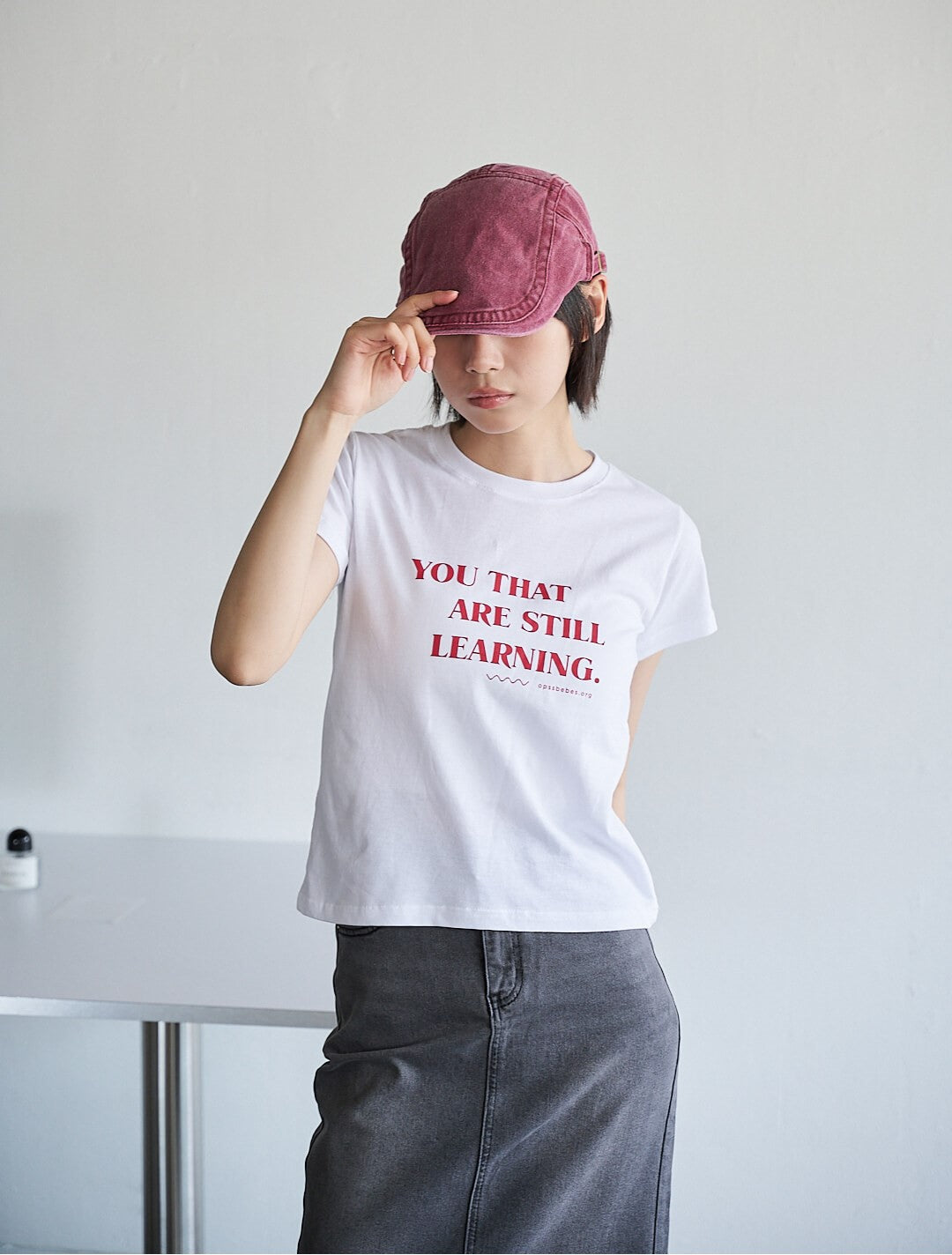 デイリーレタリング半袖Tシャツ