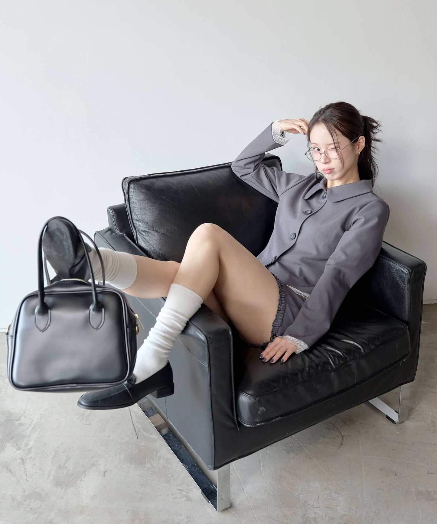 【UNE ORIGINAL】【セット着用可能】ラブリーロゼレースフリルショートパンツ