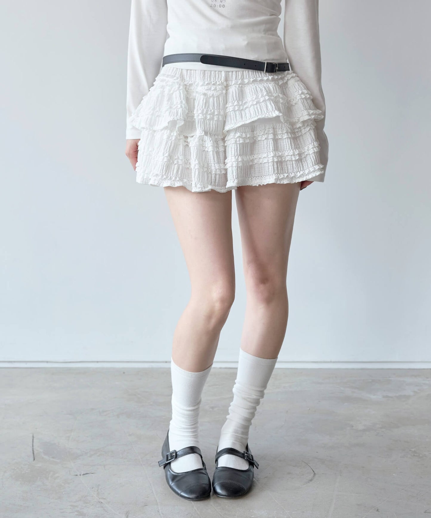 マジックラブリーフリル レースミニスカート