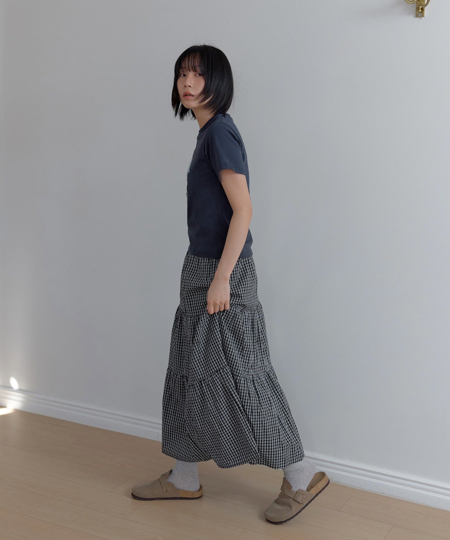 ユニークスターホーム刺繍半袖Tシャツカットソー